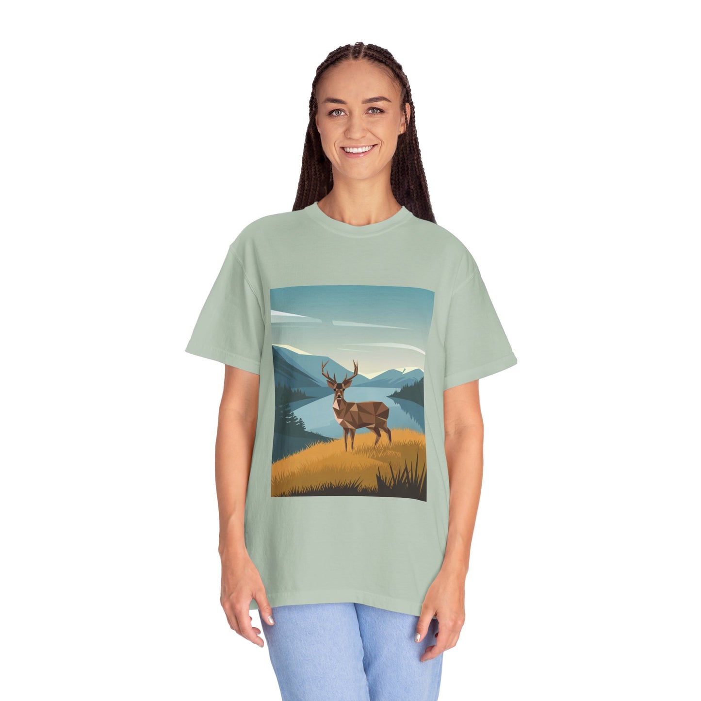 Spirit of the Deer Tee - Majestic Nature Symbolism T-Shirt