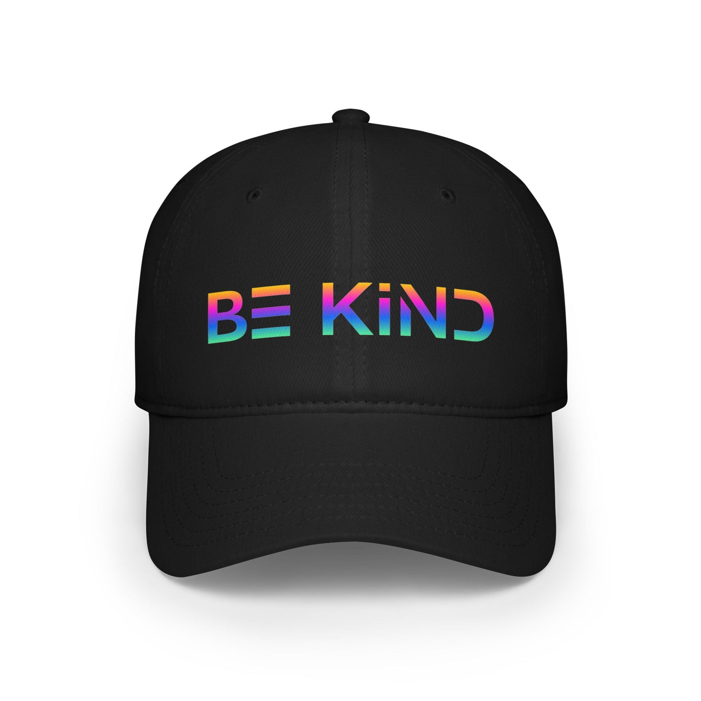 Be Kind Neon Low Profile Baseball Hat - Bold Positivity Baseball Cap