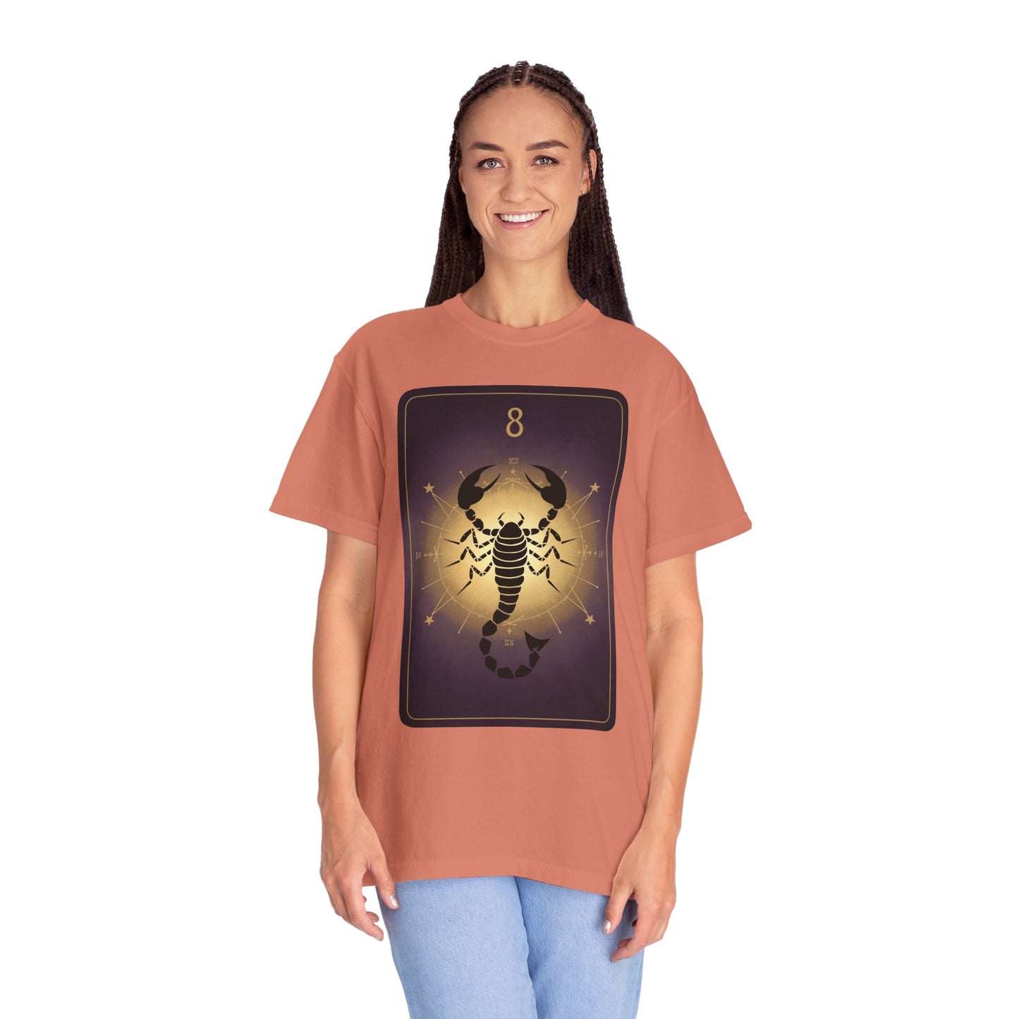 Scorpio Sting Tarot Tee - Intense Scorpion Zodiac Graphic T-Shirt