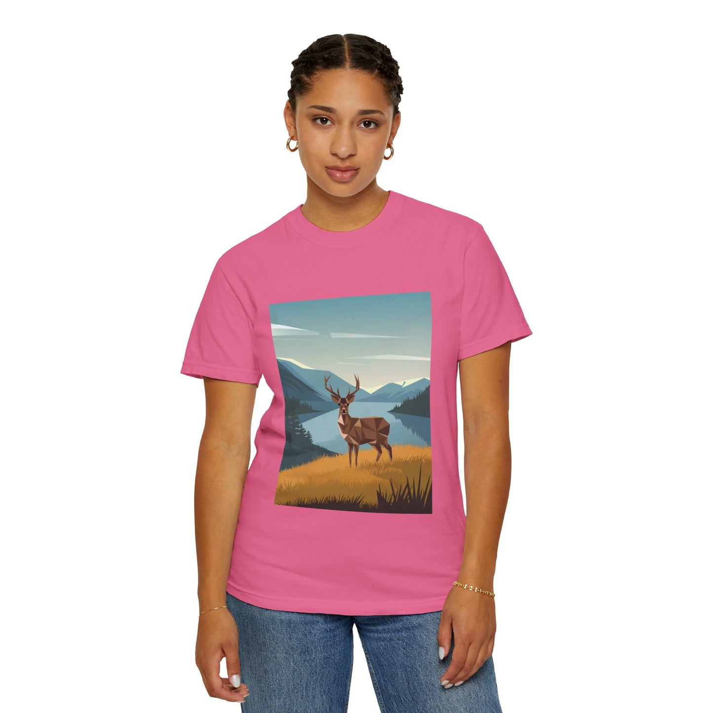 Spirit of the Deer Tee - Majestic Nature Symbolism T-Shirt