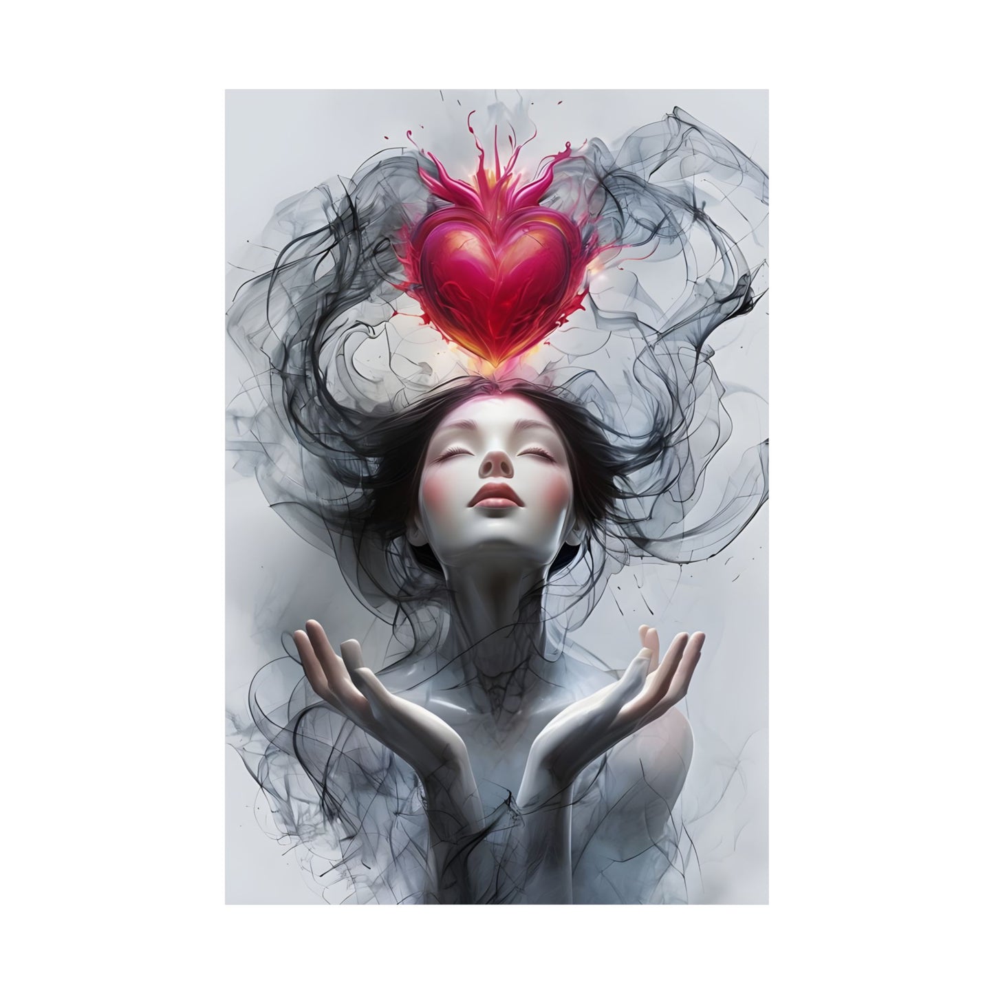 Resurrected Heart Poster (Part 3 of 3) - Revival of the Soul Art Print