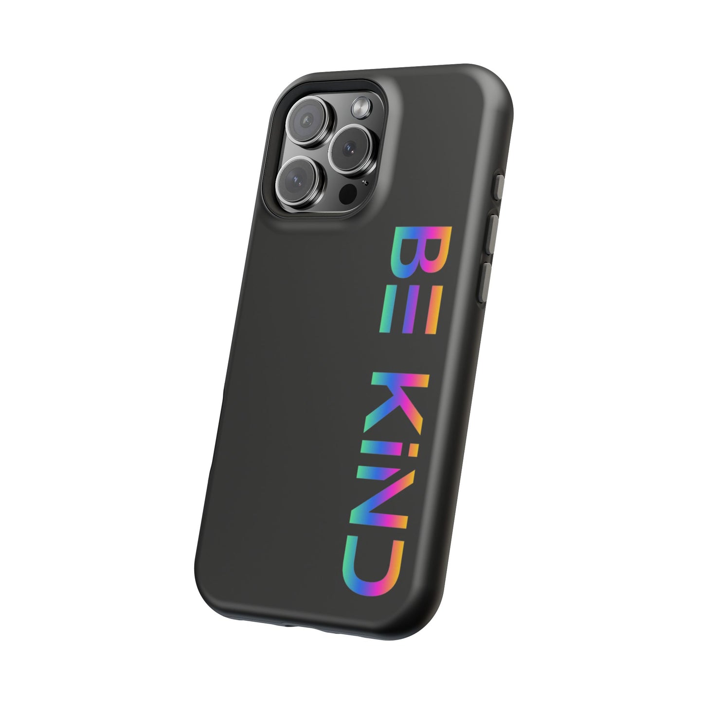 Be Kind Neon iPhone Case - Positive Vibes Protective Magnetic Tough Cases