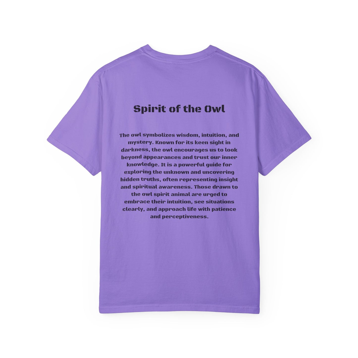 Spirit of the Owl Tee - Wisdom and Mystery Symbolism T-Shirt