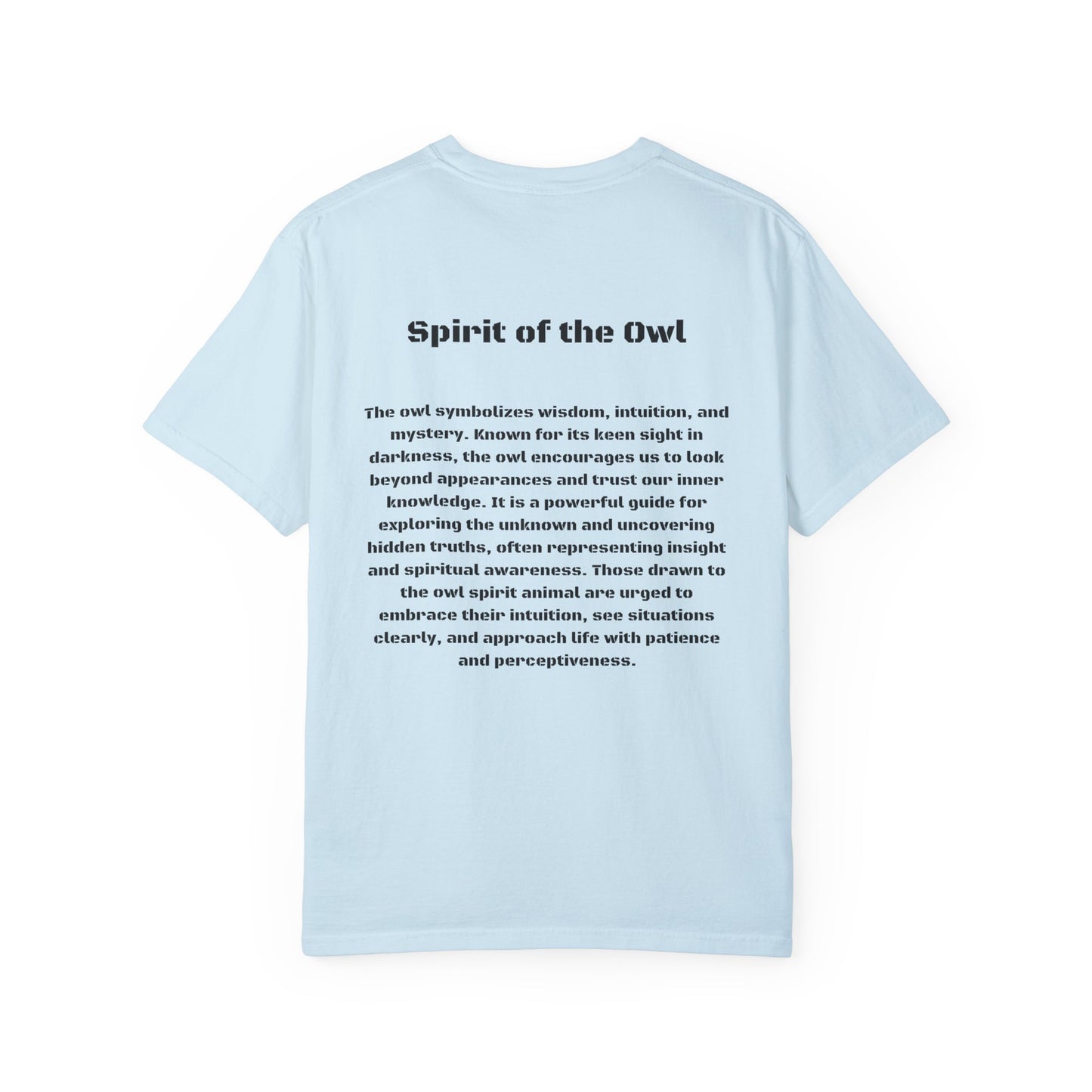 Spirit of the Owl Tee - Wisdom and Mystery Symbolism T-Shirt