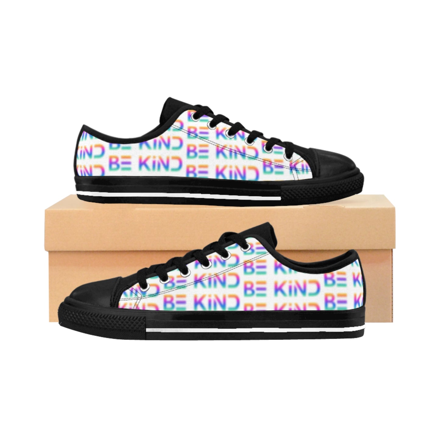 Be Kind Classic Low-Top Sneakers - Spread Positivity with Every Step