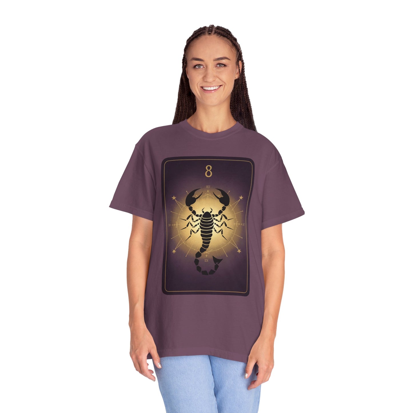 Scorpio Sting Tarot Tee - Intense Scorpion Zodiac Graphic T-Shirt