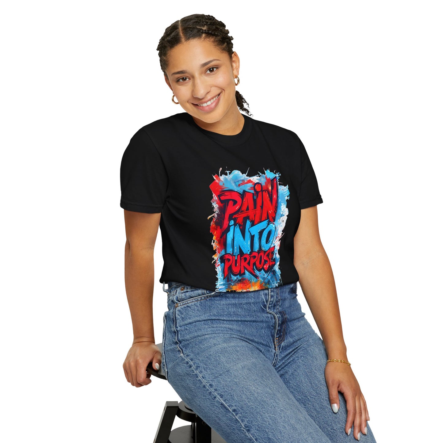 Pain Into Purpose Tee - Transformation Collection Graphic T-Shirt