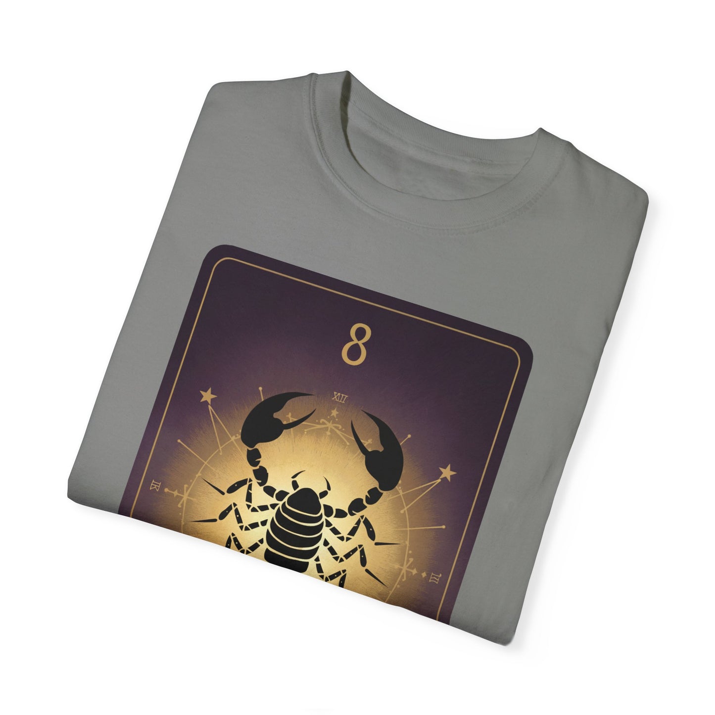 Scorpio Sting Tarot Tee - Intense Scorpion Zodiac Graphic T-Shirt