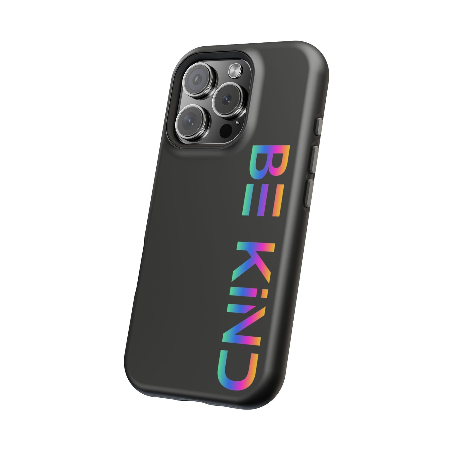 Be Kind Neon iPhone Case - Positive Vibes Protective Magnetic Tough Cases