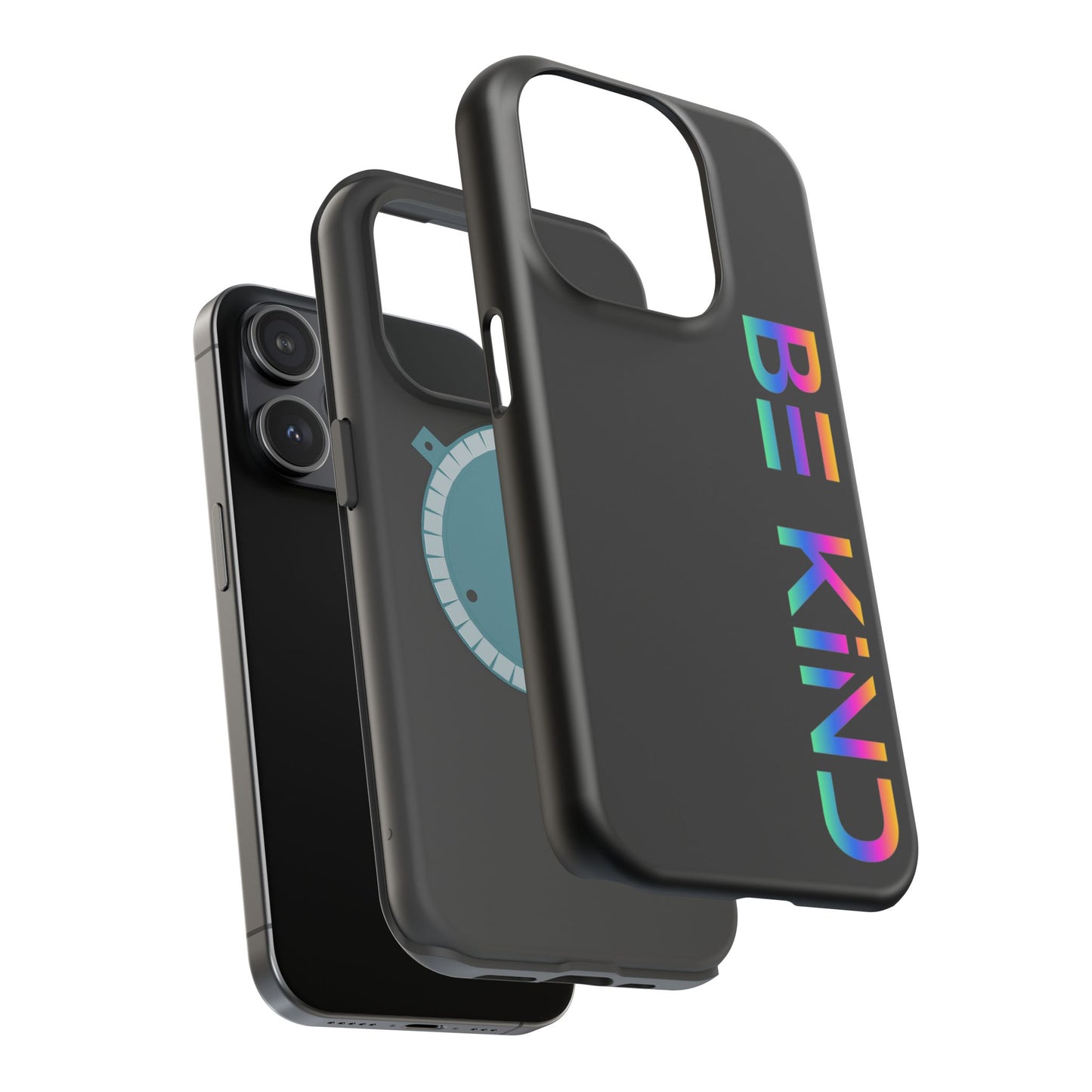 Be Kind Neon iPhone Case - Positive Vibes Protective Magnetic Tough Cases