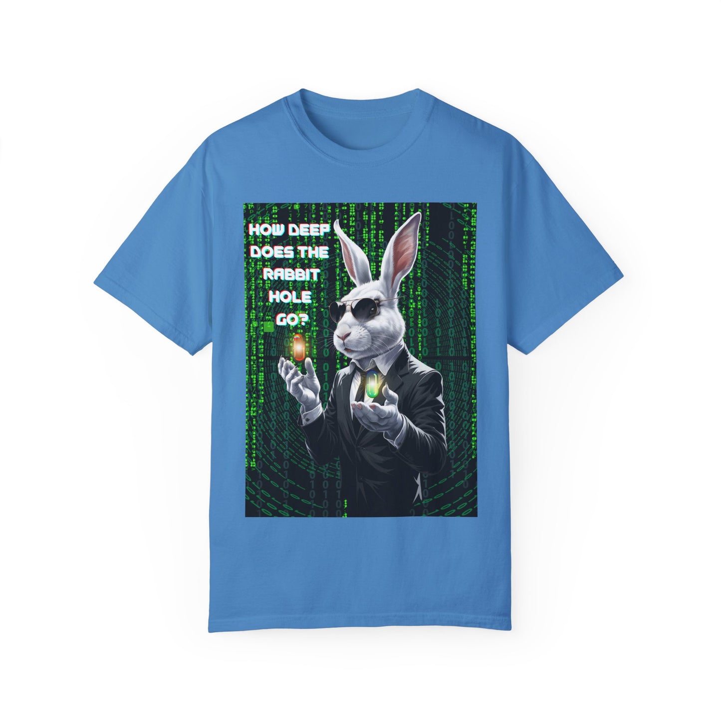 Rabbit Hole Tee - Wonderland Meets The Matrix Graphic T-Shirt