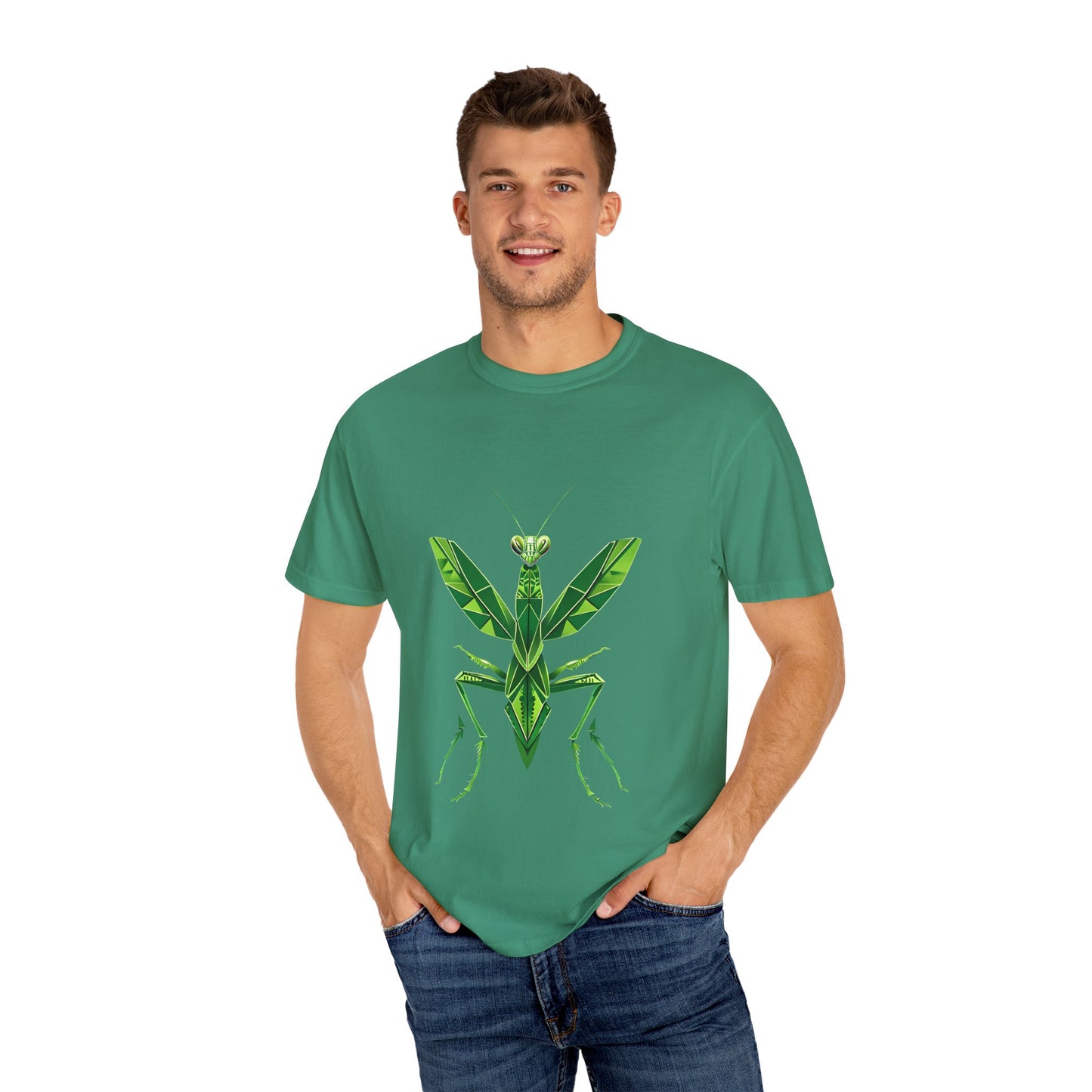 Spirit of the Mantis Tee - Mystical Insect Art T-Shirt