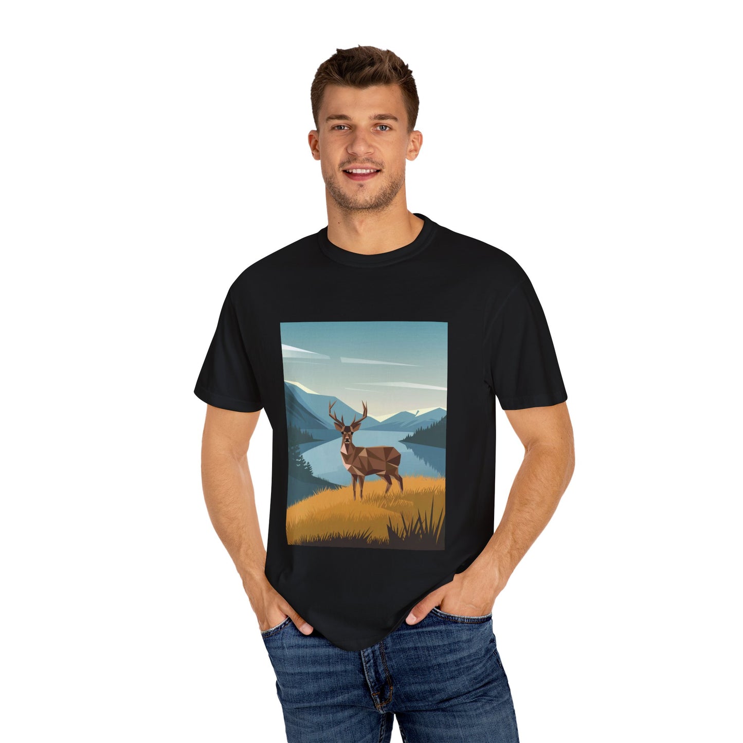 Spirit of the Deer Tee - Majestic Nature Symbolism T-Shirt