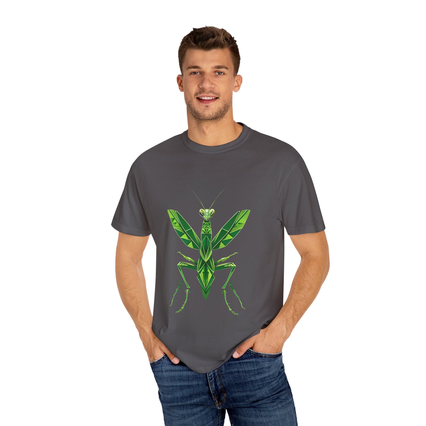 Spirit of the Mantis Tee - Mystical Insect Art T-Shirt