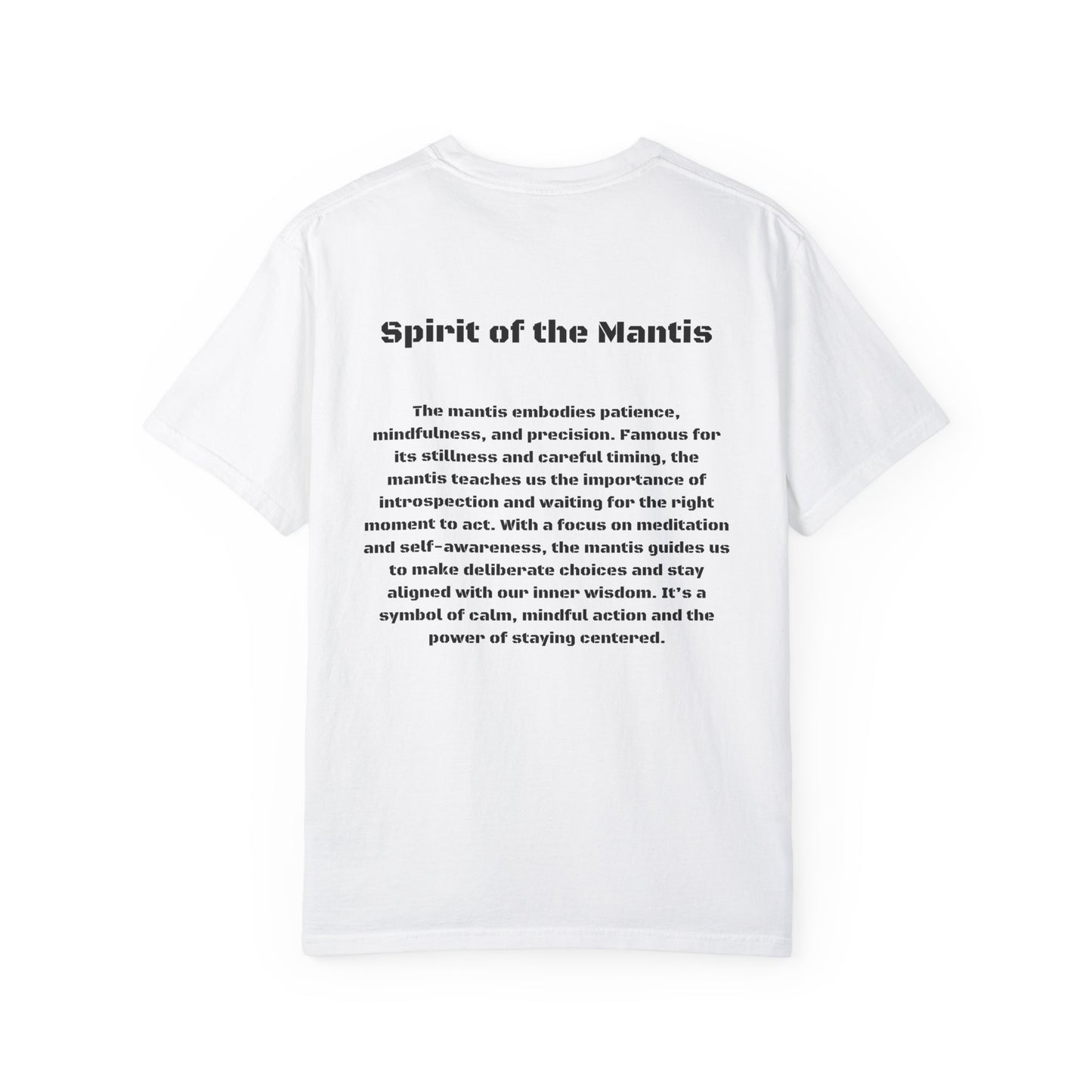 Spirit of the Mantis Tee - Mystical Insect Art T-Shirt