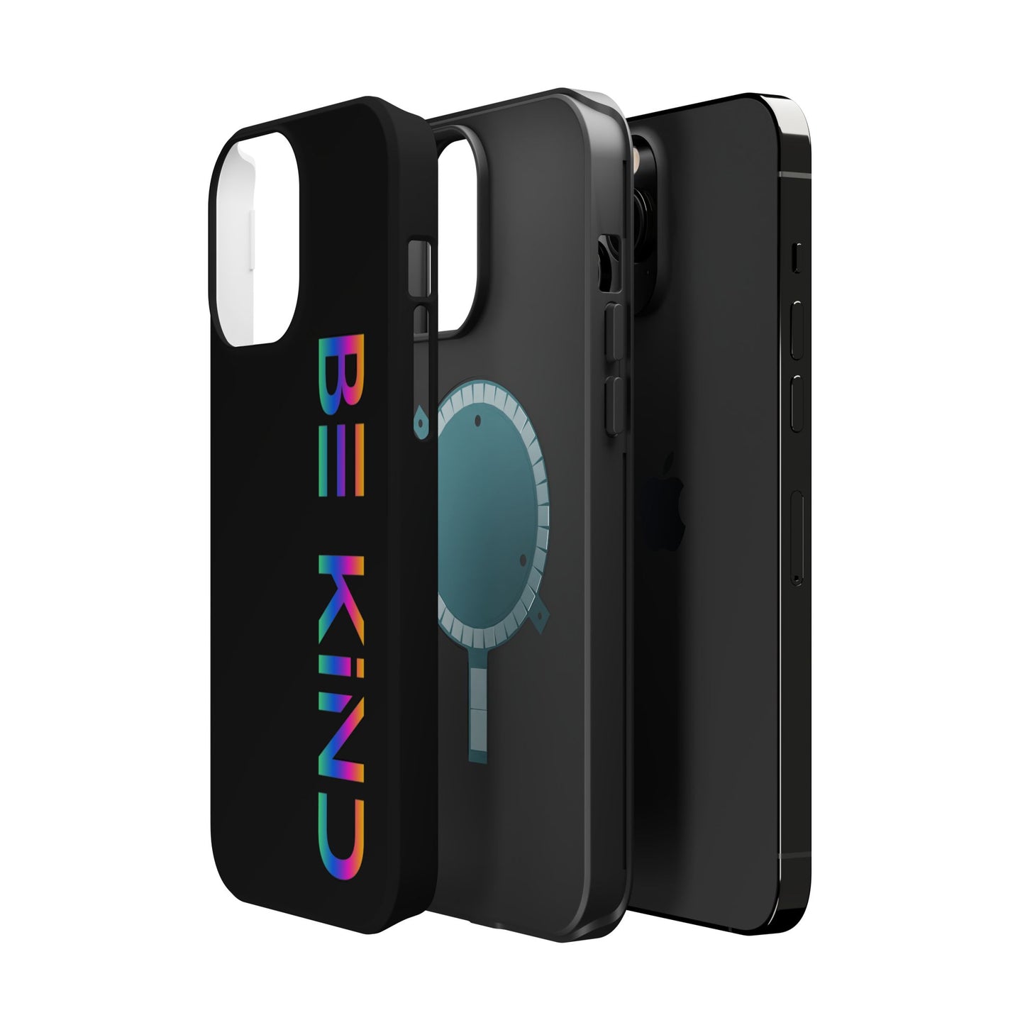 Be Kind Neon iPhone Case - Positive Vibes Protective Magnetic Tough Cases