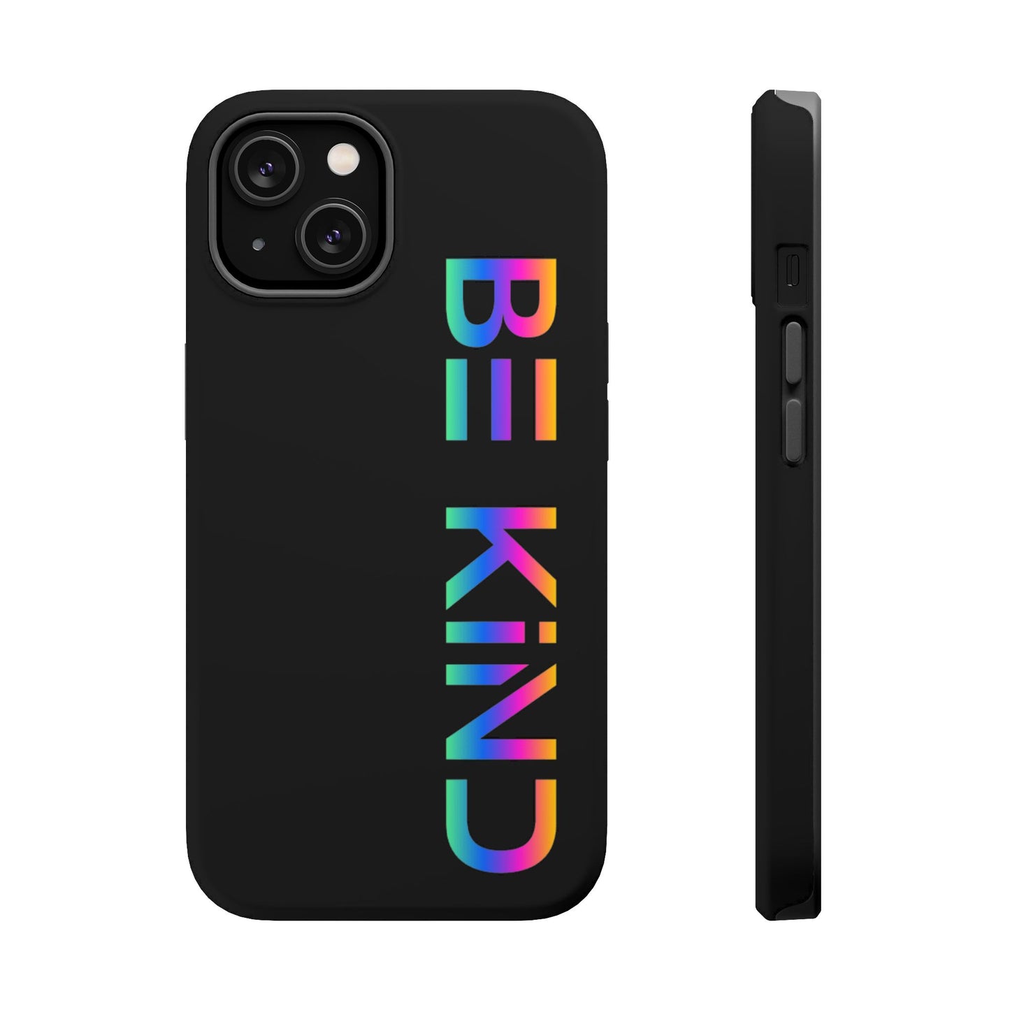 Be Kind Neon iPhone Case - Positive Vibes Protective Magnetic Tough Cases