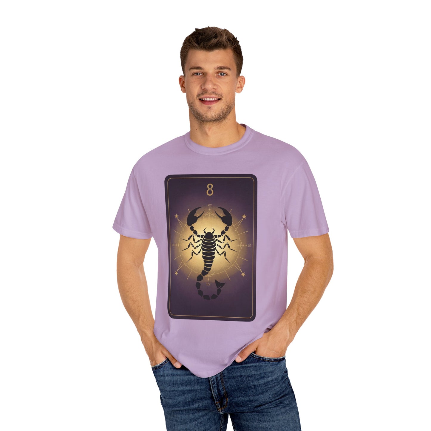 Scorpio Sting Tarot Tee - Intense Scorpion Zodiac Graphic T-Shirt