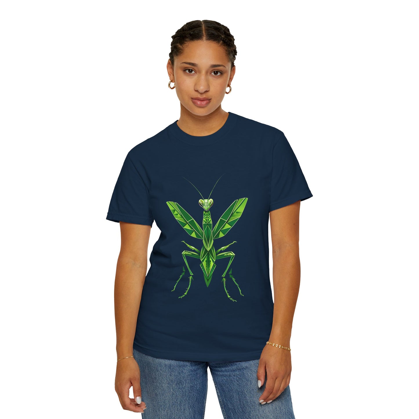 Spirit of the Mantis Tee - Mystical Insect Art T-Shirt