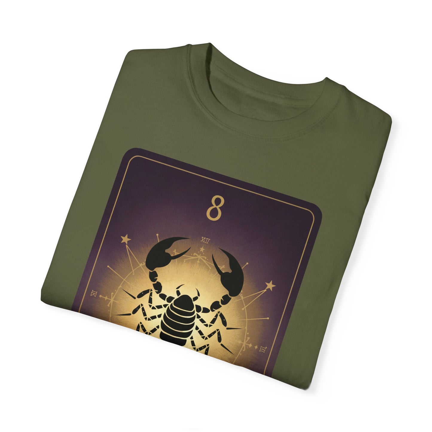 Scorpio Sting Tarot Tee - Intense Scorpion Zodiac Graphic T-Shirt