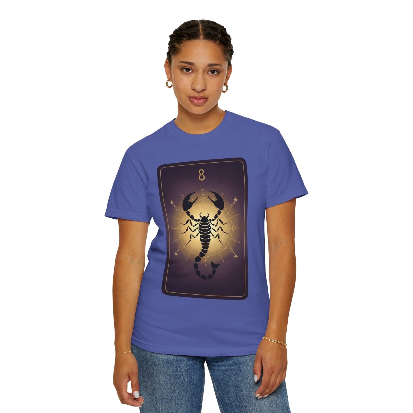 Scorpio Sting Tarot Tee - Intense Scorpion Zodiac Graphic T-Shirt